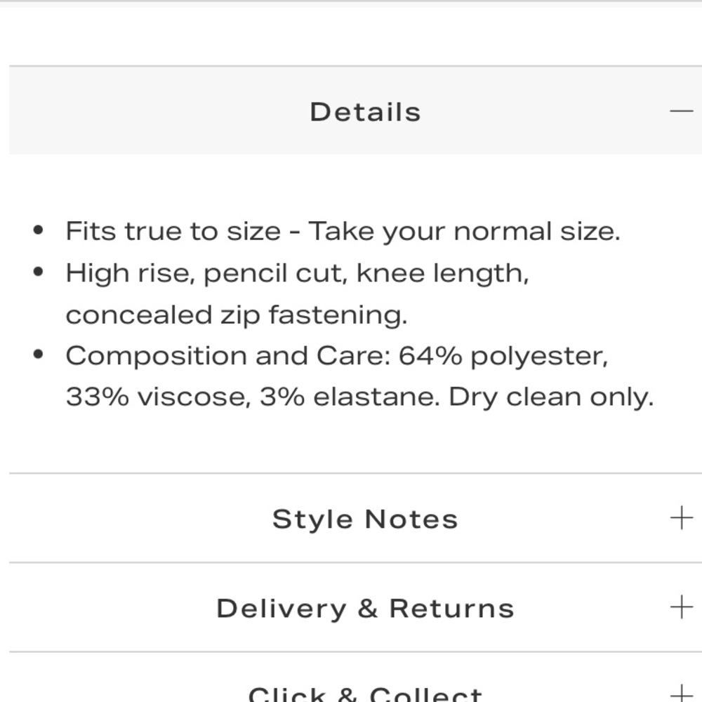 LK Bennett Plum Pencil Skirt - Picture 4 of 5